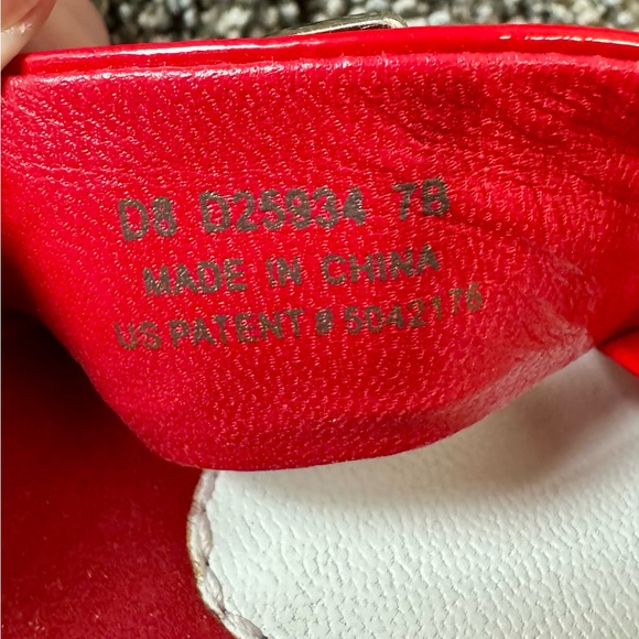 Cole Haan Nike Air Women's Red Slide Wedge Heel Sandals Size 7 - Picture 13 of 13